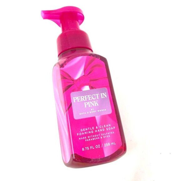 Bath & Body Works Perfect In Pink Foaming Hand Soap 8.75 Fl Oz Set of 2 - Picture 2 of 6